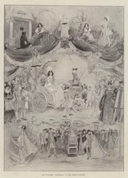 Die Pantomime Aschenputtel, im Garrick Theatre